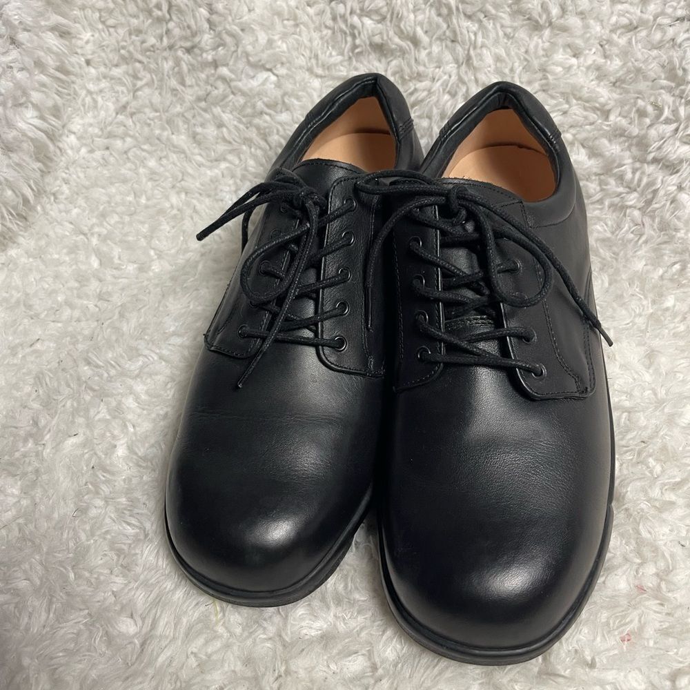 Apex Men's Therapeutic Diabetic Performance Shoe leather Black SZ 11.5W .